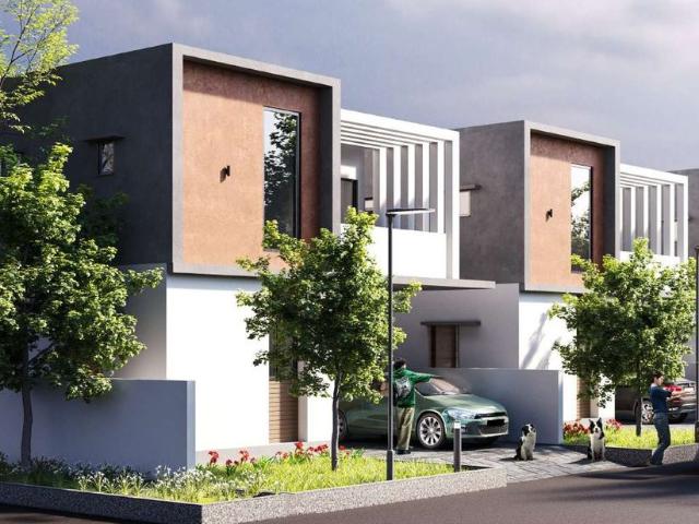 Resale | 3 BHK + Pooja Room,Study Room,Extra Room 1600 Sq.Ft. Villa in Sark Town Homes