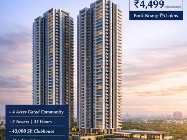 Resale | 3 BHK + Pooja Room,Study Room,Extra Room,Basement 2080 Sq.Ft. Apartment in Aspire Spaces Ameya