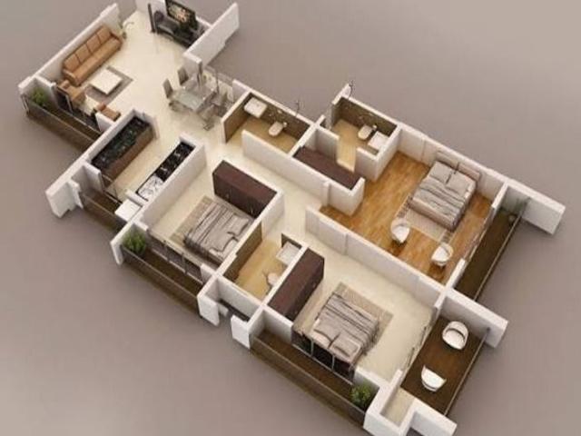 Resale | 3 BHK + Prayer Room 1250 Sq.Ft. Apartment in Prestige Park Grove