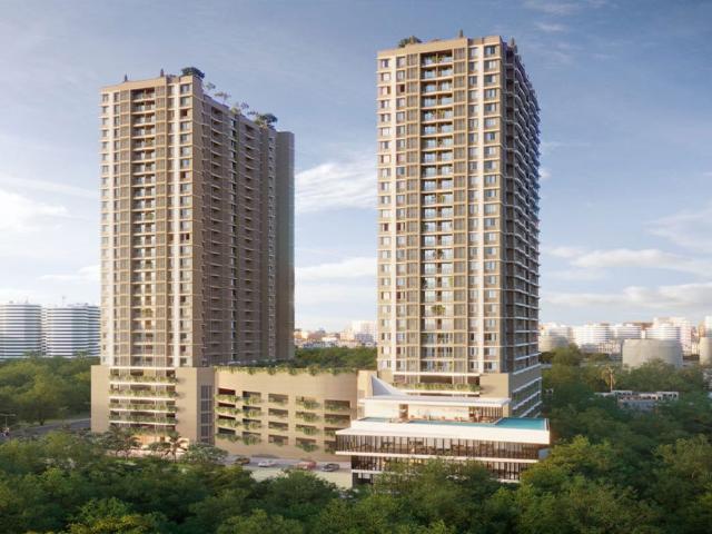 Resale | 3 BHK + Prayer Room,Servant Room,Study Room,Extra Room,Store Room 936 Sq.Ft. Apartment in Ajmera Crosstown One