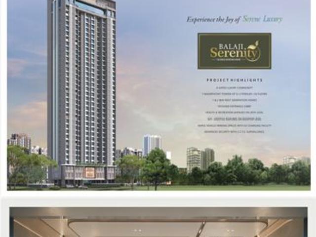 Resale | 1 BHK 426 Sq.Ft. Apartment in Balaji Serenity