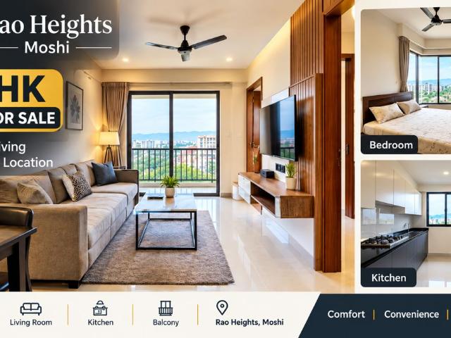 Resale | 1 BHK + 580 Sq.Ft. Apartment in The Rao Heights