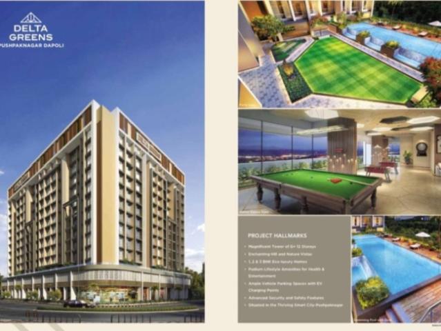 Resale | 1 BHK 835 Sq.Ft. Apartment in Delta Flora