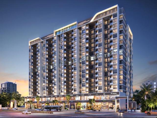 Resale | 1 BHK + Pooja Room 382 Sq.Ft. Apartment in Ekdant 9 Meraki