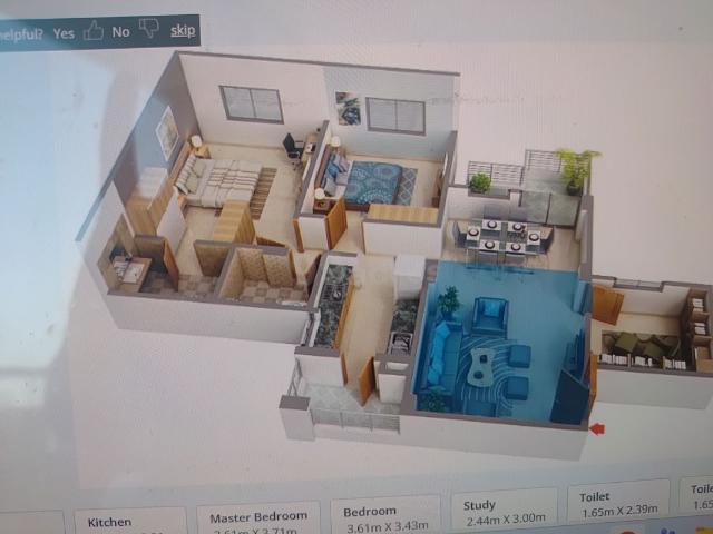 Resale | 2.5 BHK + 1428 Sq.Ft. Apartment in Vatika Seven Lamps