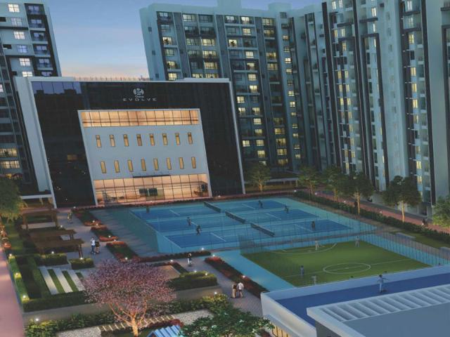 Resale | 2.5 BHK + Servant Room 950 Sq.Ft. Apartment in Gera World of Joy