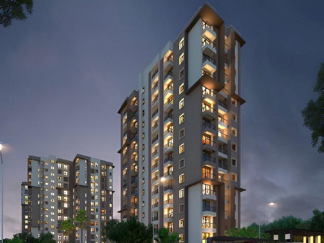 Resale | 2 BHK 1096 Sq.Ft. Apartment in Meenakshi High Life Towers