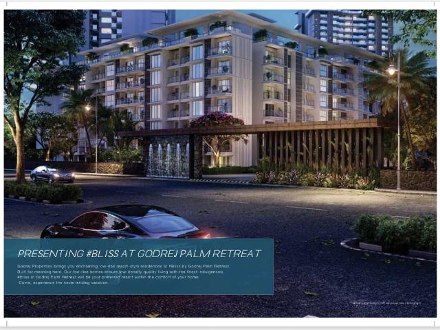 Resale | 2 BHK + 1300 Sq.Ft. Apartment in Godrej Palm Retreat