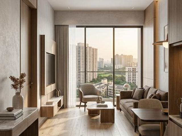 Resale | 2 BHK + 555 Sq.Ft. Apartment in Space Sky 27