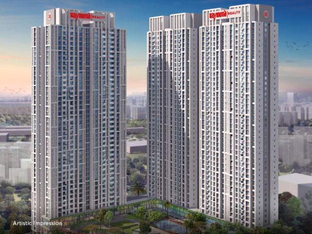 Resale | 2 BHK 631 Sq.Ft. Apartment in Colorplus Raymond Realty Phase I