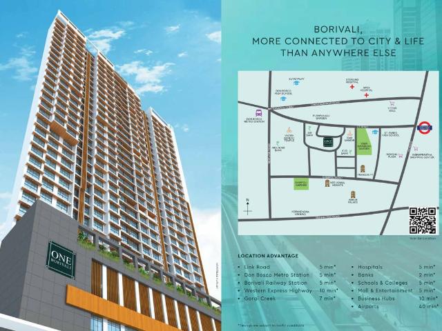 Resale | 2 BHK 645 Sq.Ft. Apartment in Borivali West