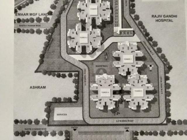 Resale | 2 BHK 686 Sq.Ft. Apartment in Pivotal Paradise