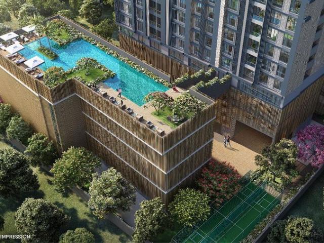Resale | 2 BHK + 747 Sq.Ft. Apartment in Dosti Mezzo 22