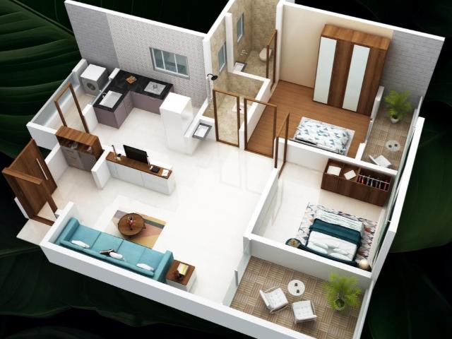 Resale | 2 BHK 760 Sq.Ft. Apartment in 2bhk Flat