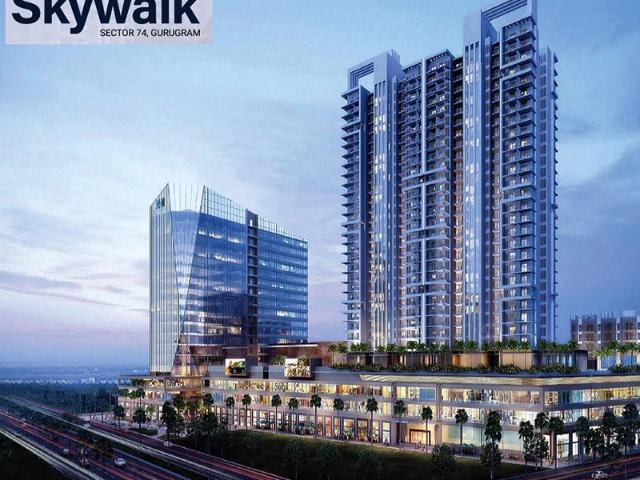 Resale | 2 BHK + Study Room 1406 Sq.Ft. Apartment in M3M Skywalk