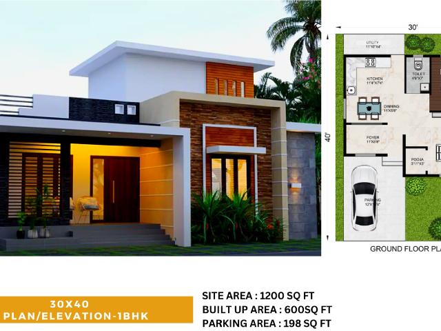 Resale | 2 BHK + Pooja Room 600 Sq.Ft. Villa in Jay Villa