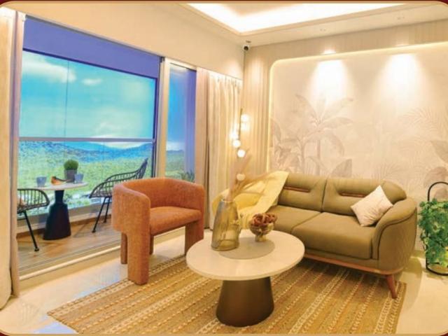 Resale | 2 BHK + Pooja Room 710 Sq.Ft. Apartment in Dosti 604