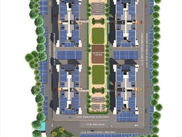 Resale | 2 BHK + Pooja Room 898 Sq.Ft. Apartment in Magarpatta Riverview City Hornbill Heights