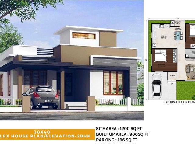 Resale | 2 BHK + Pooja Room 900 Sq.Ft. Villa in Jay Villa