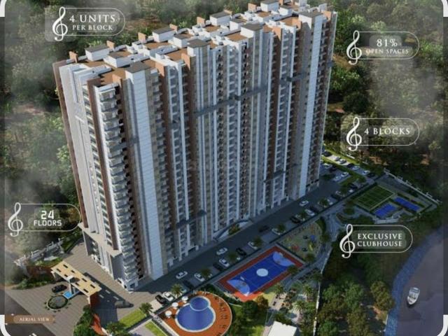 Resale | 2 BHK + Pooja Room 1285 Sq.Ft. Apartment in Sai Purvi Symphony