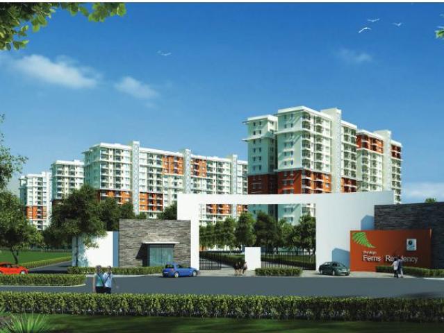 Resale | 2 BHK + Pooja Room,Extra Room 1197 Sq.Ft. Apartment in Prestige Ferns Residency