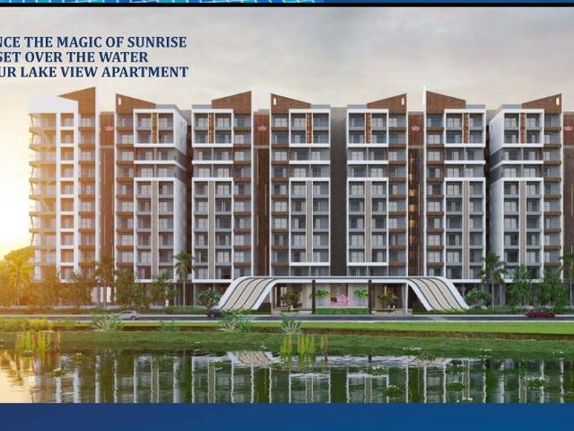 Resale | 2 BHK + Prayer Room,Servant Room,Study Room,Extra Room,Basement,Store Room 1300 Sq.Ft. Apartment in Sree Lakeview Grandeur