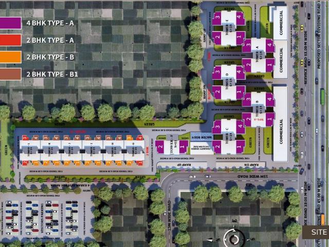 Resale | 4 BHK 1600 Sq.Ft. Apartment in Adore Prima
