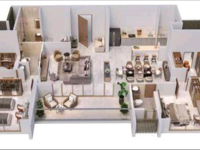 Resale | 4 BHK 2350 Sq.Ft. Apartment in Agraraj Lumina Towers