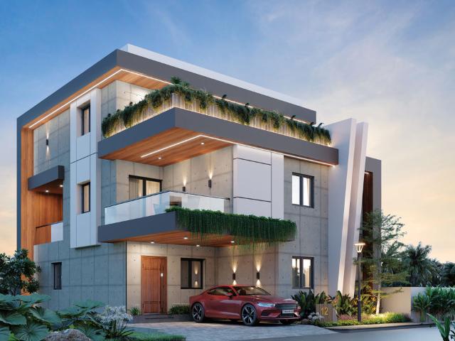 Resale | 4 BHK + 3595 Sq.Ft. Villa in Vaishnavi Elite Villas