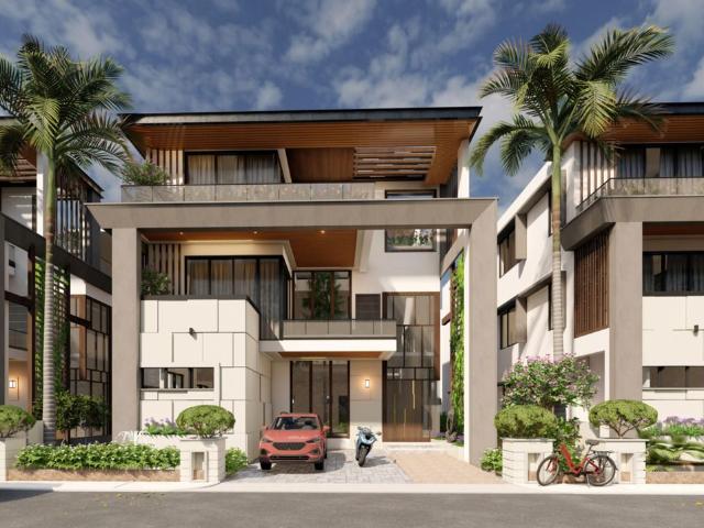 Resale | 4 BHK + Servant Room,Study Room,Extra Room 4404 Sq.Ft. Villa in Identity Aastha