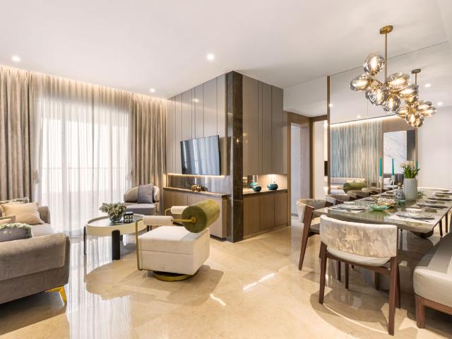Resale | 4 BHK + Study Room 1395 Sq.Ft. Apartment in Dosti Greenscape