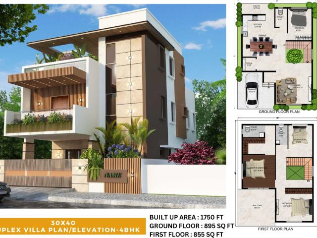 Resale | 4 BHK + Pooja Room 1750 Sq.Ft. Villa in Jay Villa