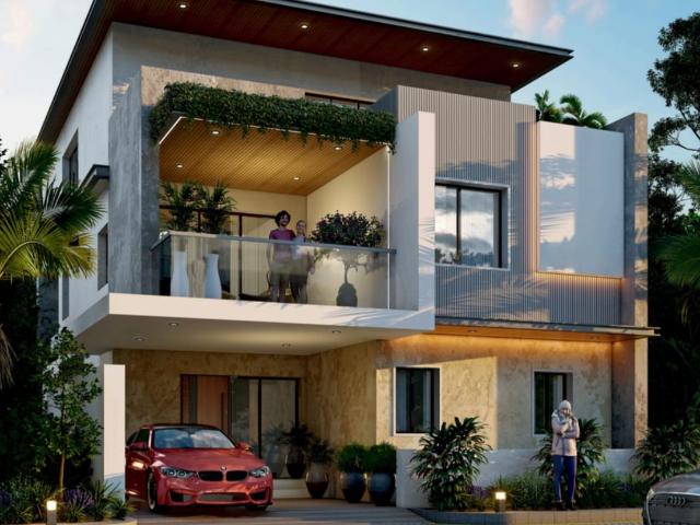 Resale | 4 BHK + Pooja Room 3200 Sq.Ft. Villa in Kollur