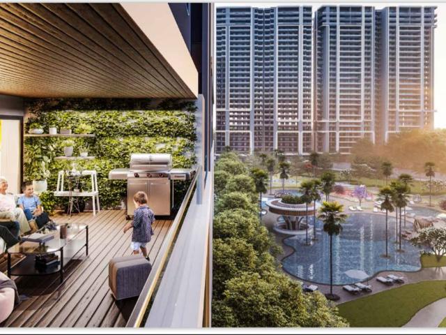 Resale | 4 BHK + Pooja Room,Servant Room,Study Room 3203 Sq.Ft. Apartment in Smart World One DXP