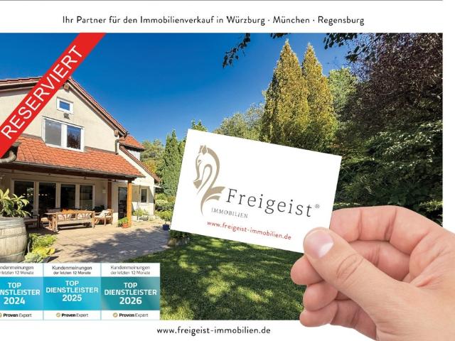 reserviert* Attraktives Architekten Einfamilienhaus mit Einliegerwohnung und herrlichem Garten