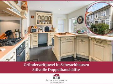 RESERVIERT: Gründerzeitjuwel in Schwachhausen Stilvolle Doppelhaushälfte