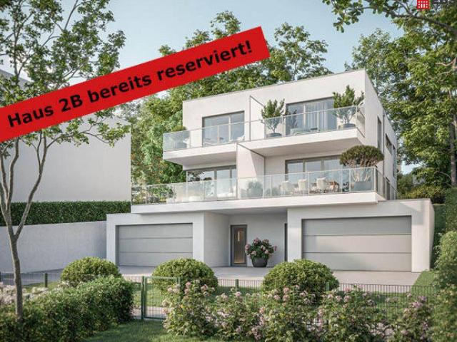 RESERVIERT! Stil und Raum vereint mit viel Privatsphäre Exklusives Doppelhaus am Gaumberg in Leonding