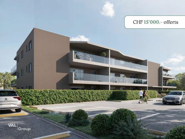 Résidence Althéa: 3.5 pièces neuf avec jardin et CHF 15'000. offerts