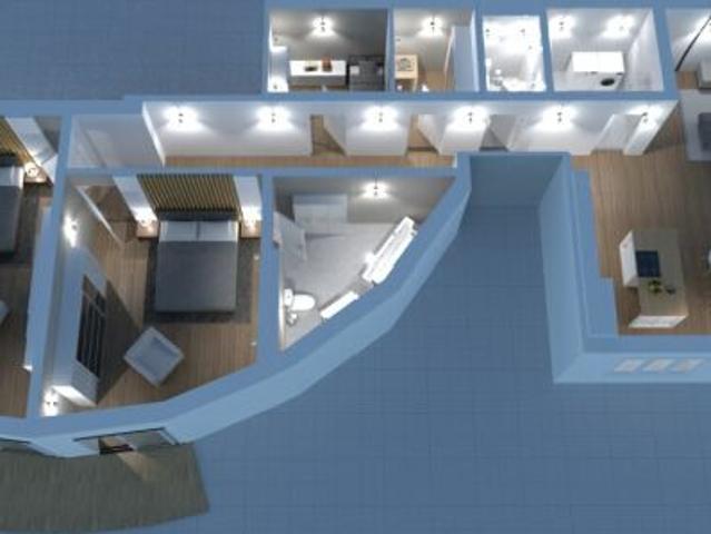 Residence du Glacier an zentraler ruhiger Lage. T5. Die Aussicht aus dieser Sousterrainwohnung ist eingeschränkt