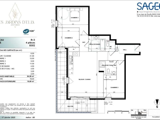 Résidence neuve au coeur d'Antibes 84m² Antibes