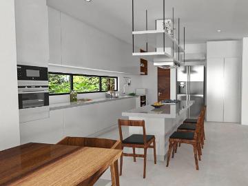 Residencia moderna con alberca privada en campo de golf, pre construccion, venta