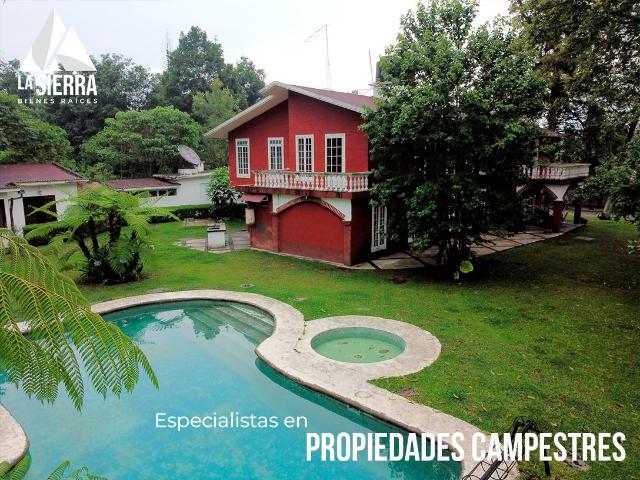 Residencia Exclusiva en Xicotepec de Ju?rez con 3,076 m? de Exclusividad de Lujo con Alberca y Sauna