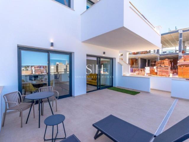 Residencial De Obra Nueva De Bungalow En Los Balcones Descub. 69m² Torrevieja