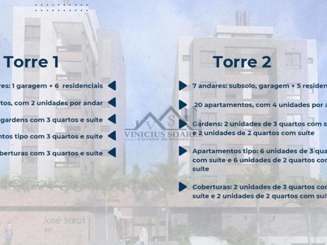 Residencial José Sarot Cobertura Duplex no Residencial José Sarot – 3 Quartos 1 Suíte, 142m2