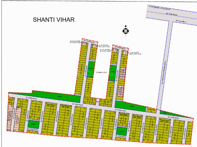 Residential Plot in Magar Kheda for resale Indore. The reference number is 21130089