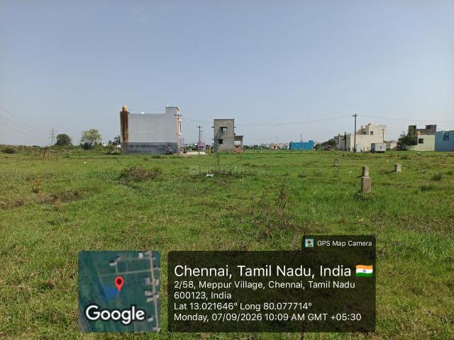 Residential Plot in Meppur for resale Chennai. The reference number is 21073848
