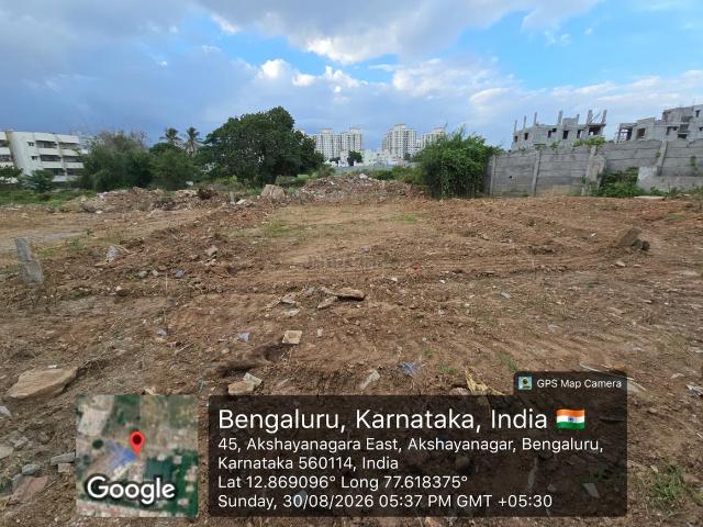 Residential Plot in Akshayanagar for resale Bengaluru. The reference number is 21081059