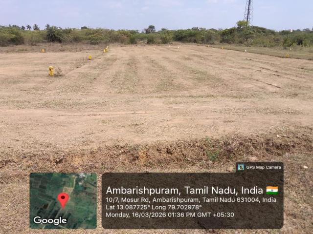 Residential Plot in Arakkonam for resale Ranipet. The reference number is 20844345