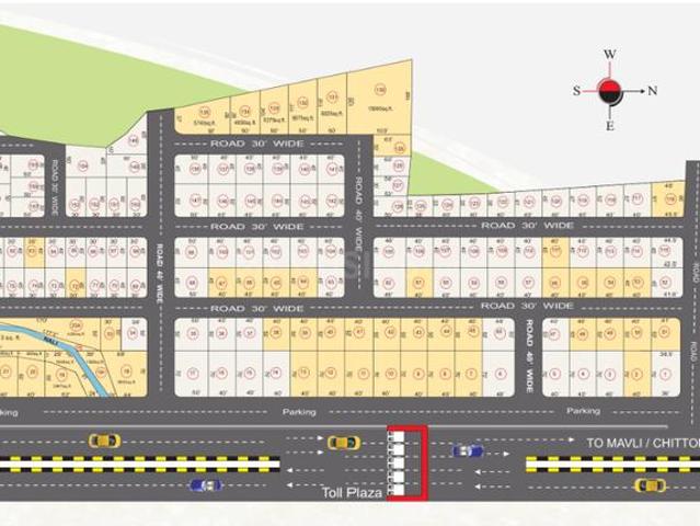 Residential Plot in Dabok for resale Udaipur. The reference number is 20295719