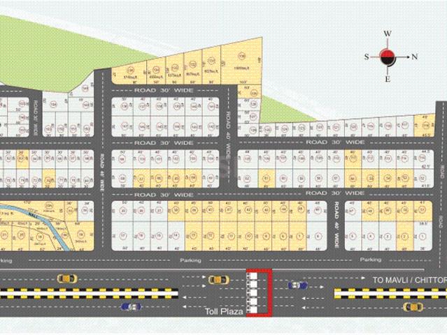 Residential Plot in Dabok for resale Udaipur. The reference number is 20561828